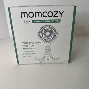 MomCozy Portable Stroller Fan Rechargable Black NIB